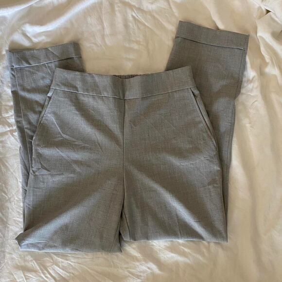 NWOT Gray Rachel Zoe wide leg linen blend trousers - Picture 1 of 7